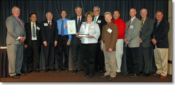 FPM staff at awards ceremony