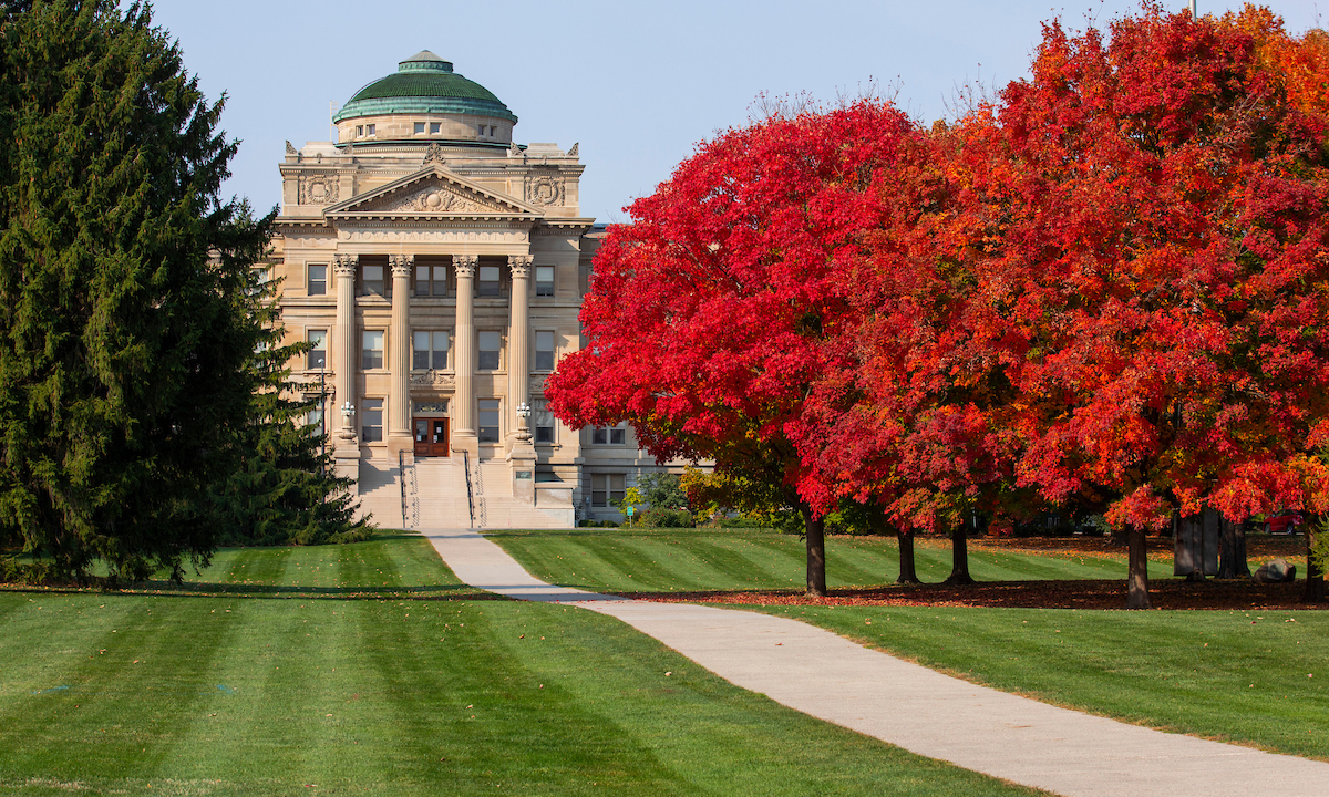 Fall colors on central campus